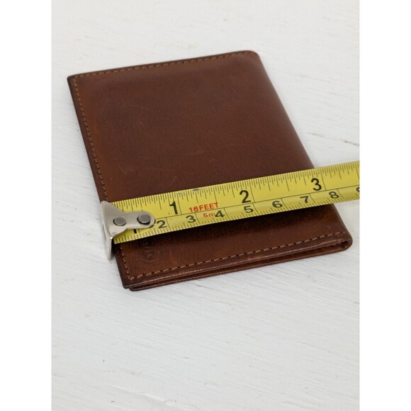 RARE! Vintage Coach Brown Leather Bifold Wallet Card Holder ID Compact Wallet - Picture 7 of 7